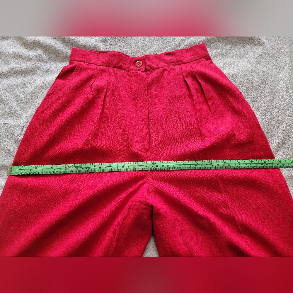 Brand New- High Waisted Pants in  Raw Silk - Picture 6 of 10